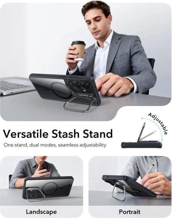 Actual product image ESR Classic Hybrid HaloLock kickstand (Samsung Galaxy S26 Ultra)