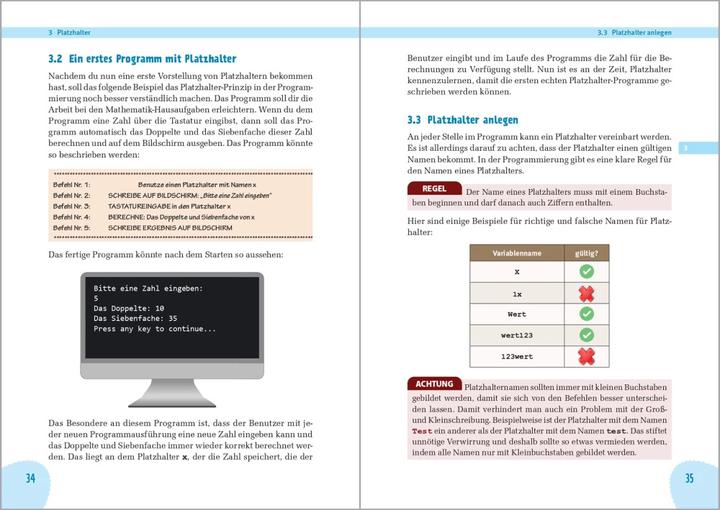Actual product image Programmieren lernen für Kinder mit Small Basic (German, Dirk Hardy, 2021)