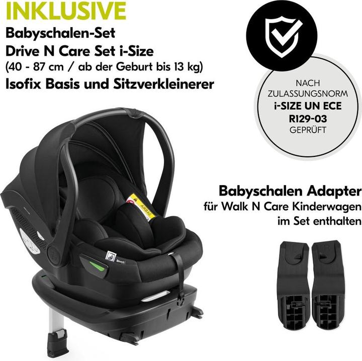 Produktbild Hauck 4in1 Kinderwagen-Set Walk N Care Trio Set Kinderwagen 3 in 1