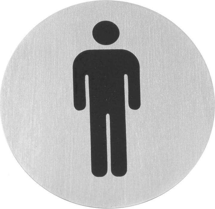 Produktbild Hendi Türschilder "Toilette" aus Edelstahl, satiniert