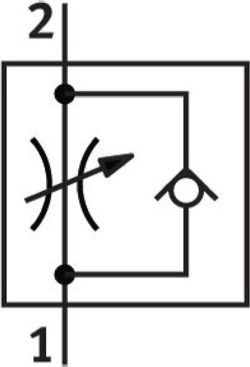 Image du produit Festo Inline Flow Controller 6mm Push-in