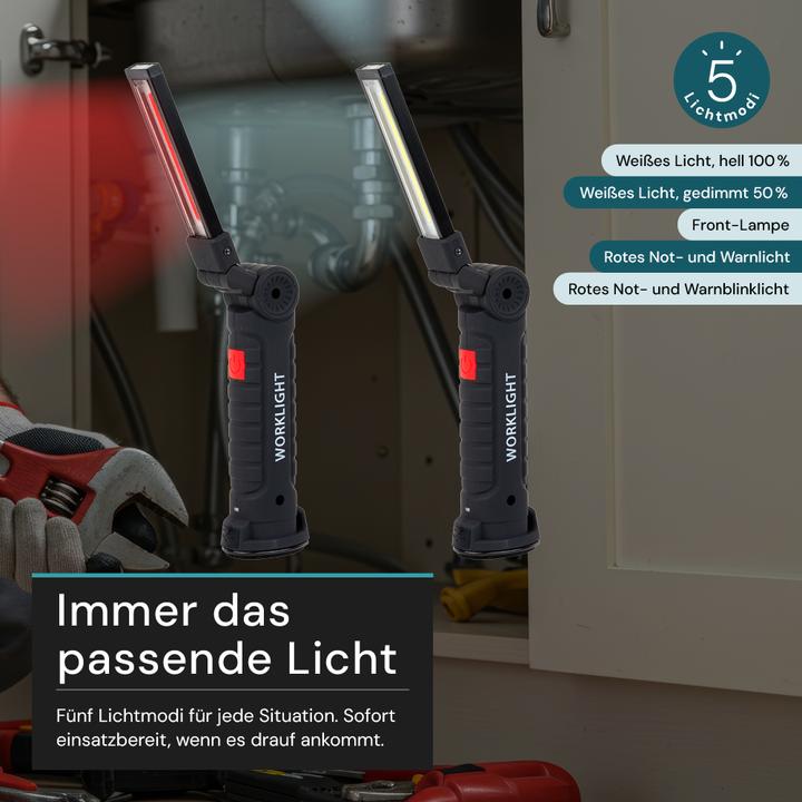 Actual product image Luxula LED rechargeable work light (120 lm)