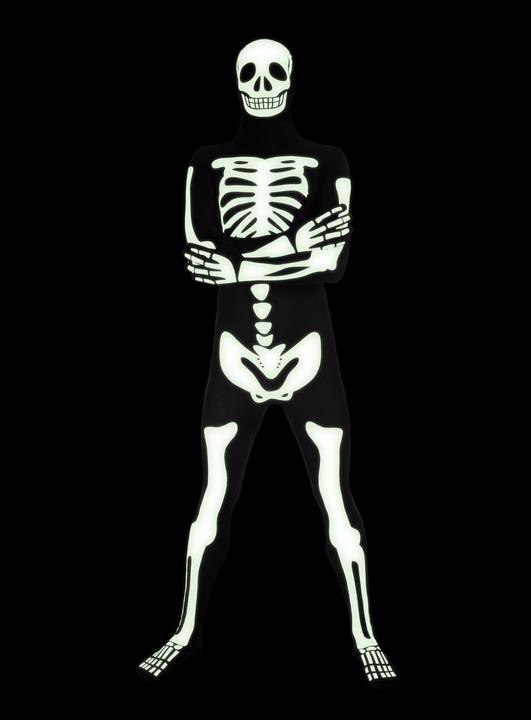 Produktbild Morphsuits Leuchtendes Skelett (L)