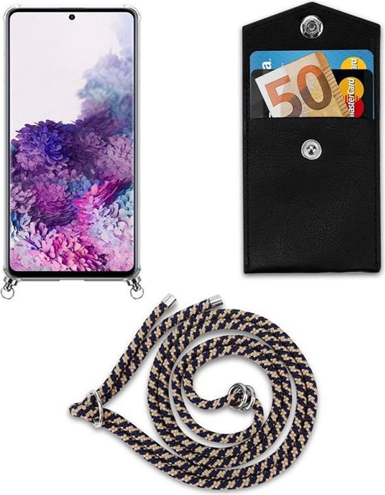 Produktbild Cadorabo TPU Handy Kette SILBER Cover