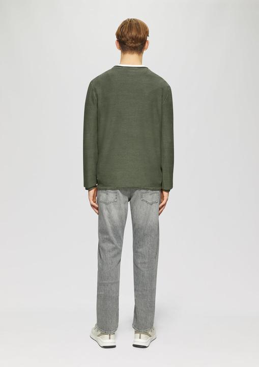 Actual product image S.Oliver Strickpullover Gewaschener Strickpullover mit Rollkante (S)
