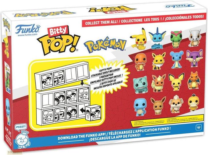 Actual product image Funko Bitty POP! 4 Pack Pokemon: Bulbasaur