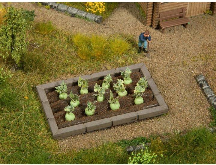 Actual product image Noch H0 set bed borders