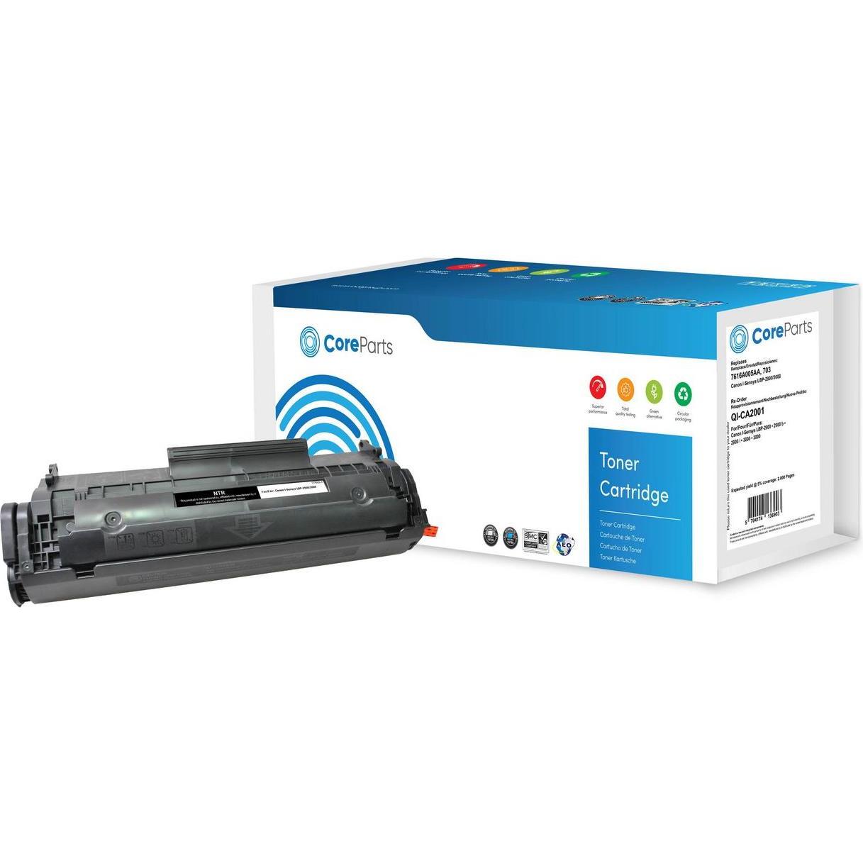 CoreParts, Toner, QI-CA2001 Tonerkartusche (e) Kompatibel (BK)