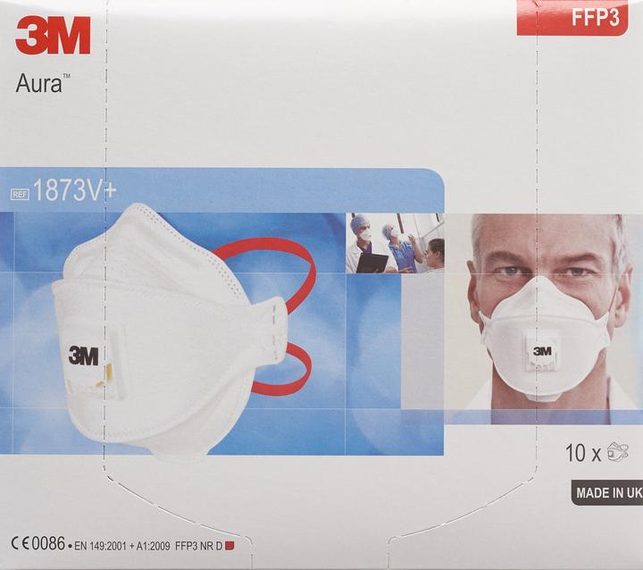 Produktbild 3M Atemschutz Maske FFP3 mit Ventil (FFP3)