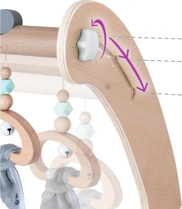 Actual product image Eichhorn Baby Pure play bow