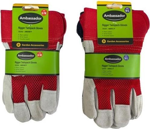 Produktbild Jensen RiggerHandschuhe Leder (2erPack) (M)