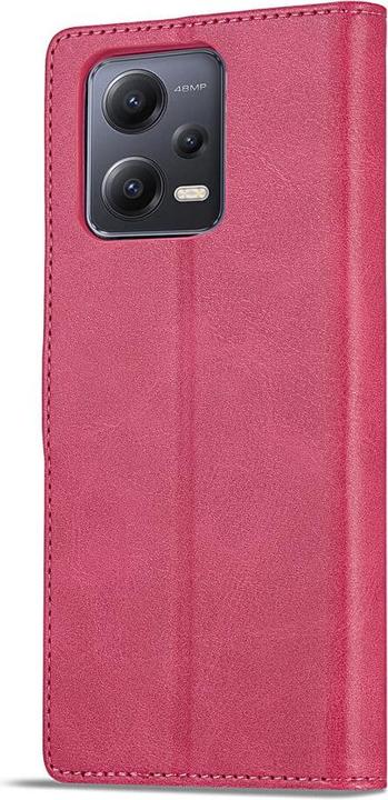 Produktbild LC.Imeeke Xiaomi Poco X5 Pro - Leder Etui Hülle pink (Xiaomi Poco X5 Pro)