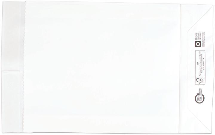 Produktbild Elco Versandbeutel weiss mit Blockboden 100gm2 300x80x430+50mm, 200 Stk. (200 Stk.)