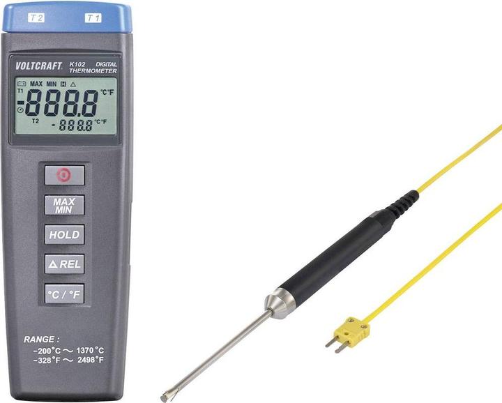 Actual product image Voltcraft Digital thermometer + surface sensor