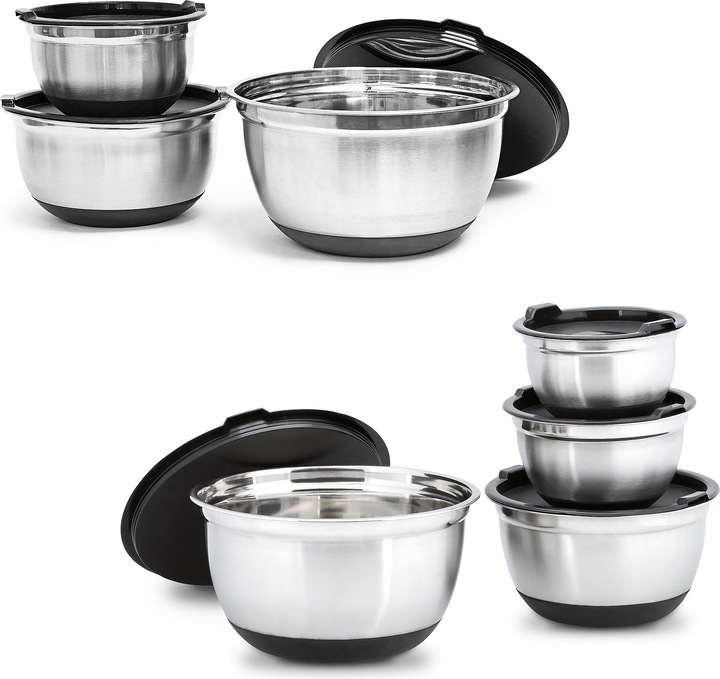 Actual product image Relaxdays Bowl set (25.50 cm, 7.30 l, 4 x)
