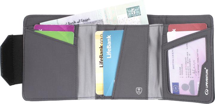 Actual product image Lifeventure RFID Wallet, Recycled, Olive