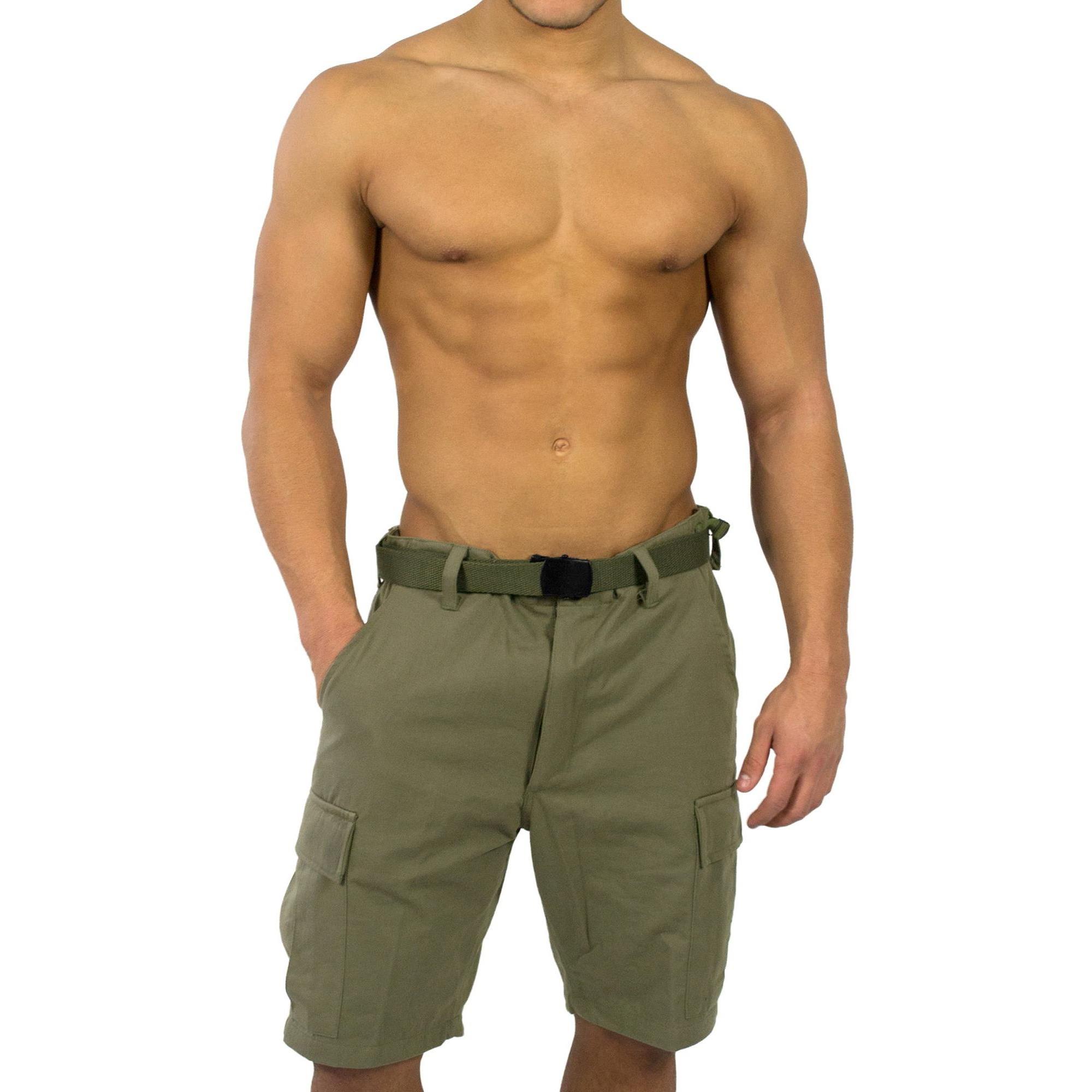 Normani, Herren, Shorts, Herren BDU Shorts Dasht, Grün, (S)