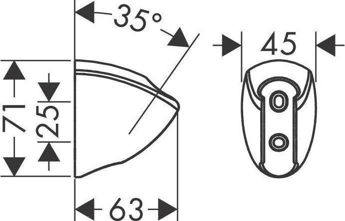 Produktbild hansgrohe Duschkopfhalterung Porter C