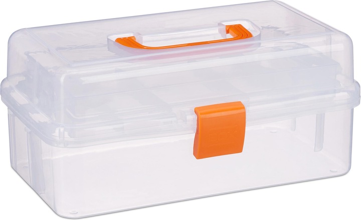 Produktbild Relaxdays Plastikbox (33 x 19.5 x 14 cm, 9 l)
