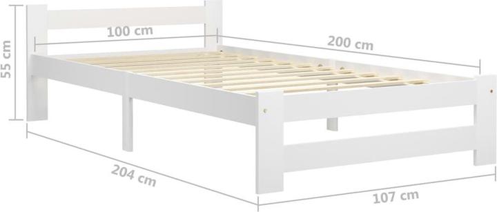 Image du produit vidaXL Bettgestell (100 x 200 cm)