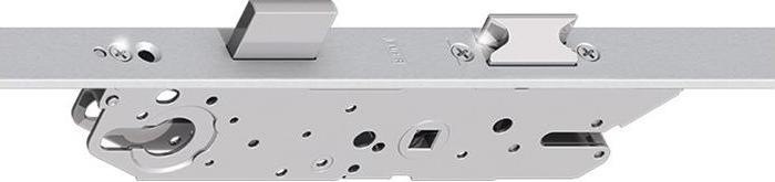 Produktbild Fuhr Mehrfachverriegelung Multisafe PZW 16/45/92/8 mm Flachstulp silberfarbig 2170 mm Bolzenriegel