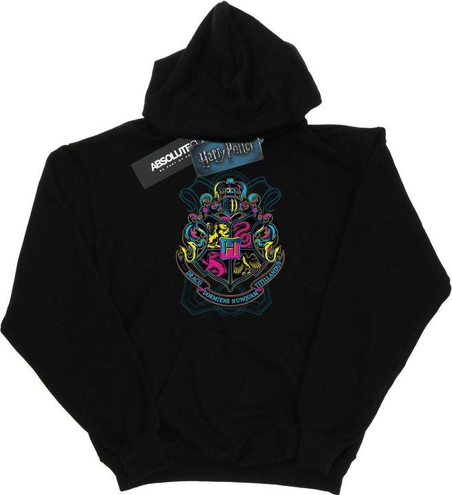 Produktbild Neon Hogwarts Crest Kapuzenpullover (XL)
