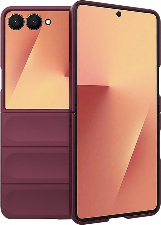Produktbild Techsuit - Magic Shield - Samsung Galaxy Z Flip7 - Bordeaux (Samsung Galaxy Z Flip7)