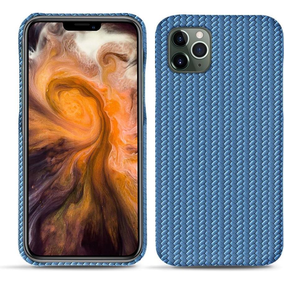 Noreve Lederschutzhülle (Apple iPhone 11 Pro Max), Smartphone Hülle, Blau