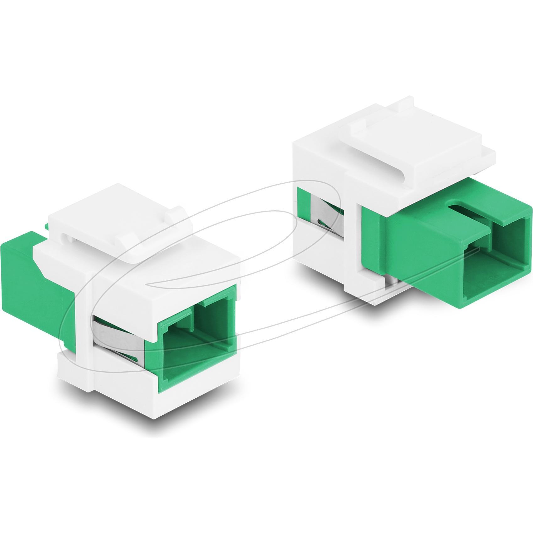 Delock Keystone Modul SC Simplex Buchse zu SC Simplex Buchse (Modulo Keystone), Accessori di rete