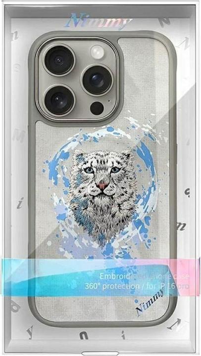 Produktbild Uniq Nimmy Panther MagSafe case for iPhone 16 Pro light grey (Apple iPhone 16 Pro)