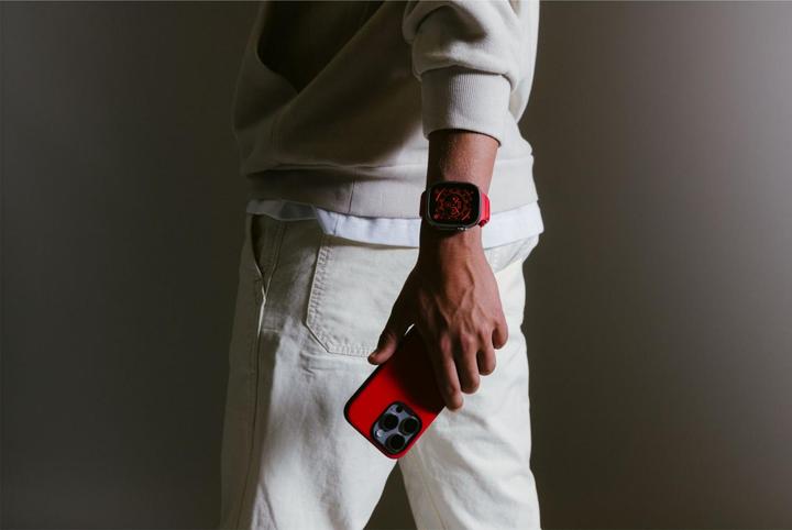 Immagine prodotto Nomad Custodia Sport iPhone 15 Pro Night Watch Rosso (Apple iPhone 15 Pro)