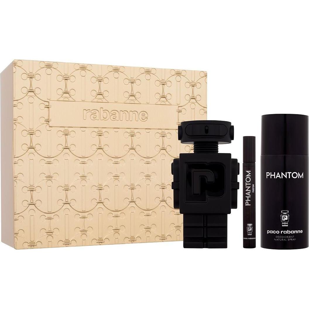 Paco Rabanne PR PHANTOM SET (PARFUM 100 vp + DEO SPRAY 150 ml + PARFUM 10 vp) (Parfum Set) (52330290)