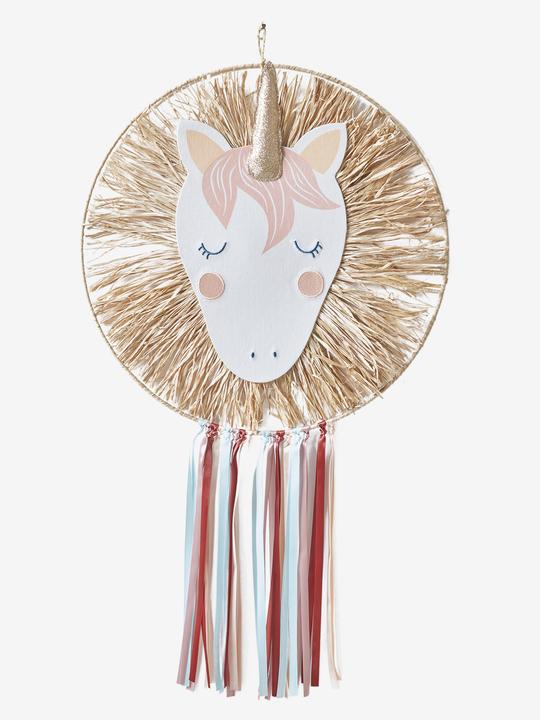 Image du produit Vertbaudet Kinderzimmer Traumfänger EINHORN aus Naturbast