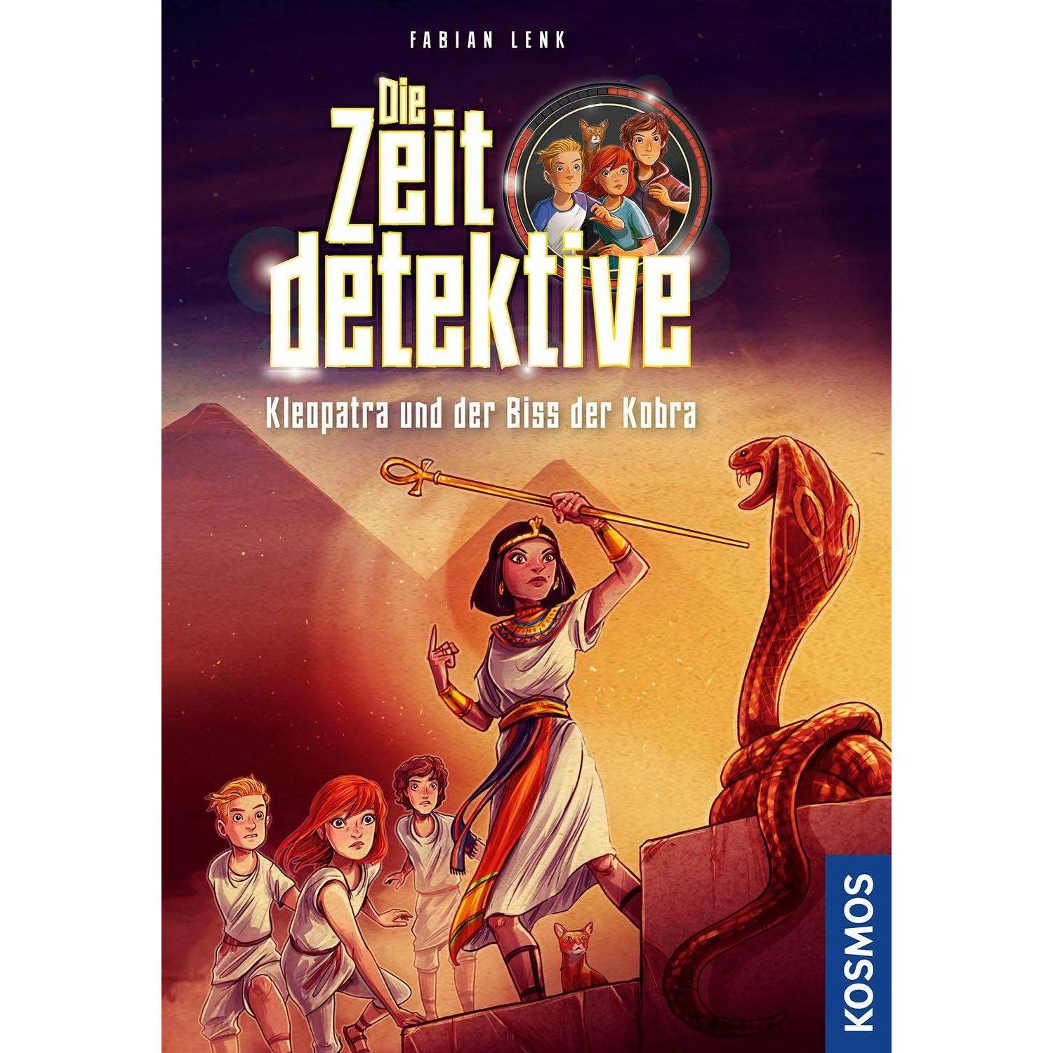 Die Zeitdetektive, 1, Kleopatra und der Biss der Kobra, Kinderbücher von Fabian Lenk, Timo Grubing