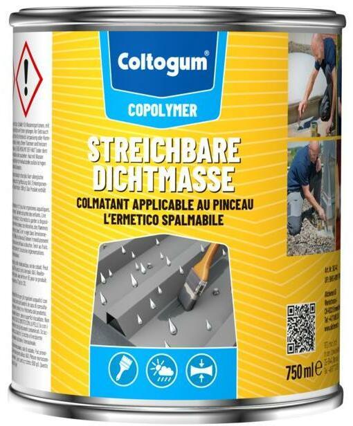Immagine prodotto Coltogum Sigillante spalmabile grigio 5l (6 kg, Grigio, 5000 ml)