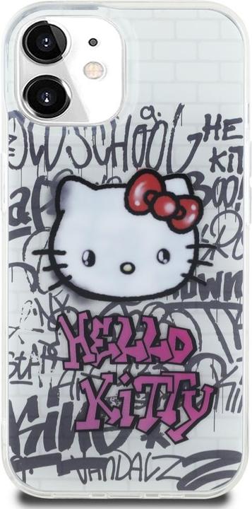 Hello Kitty HKHCP15SHDGPHT iPhone 15 6.1" biały/white hardcase IML Kitty On Bricks Graffiti (Apple iPhone 15)