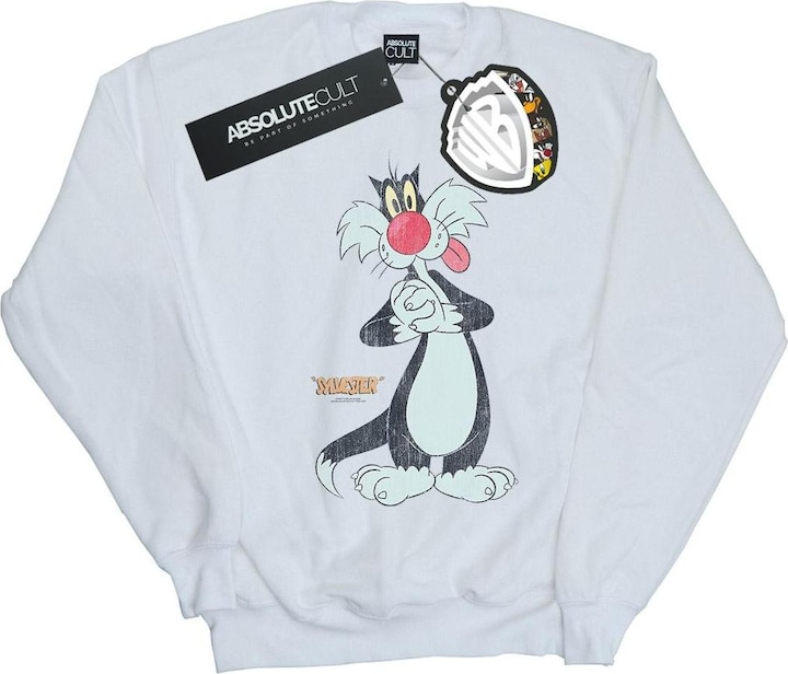 Immagine prodotto Looney Tunes Sylvester Distressed Felpa Donna (M)