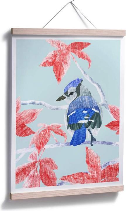 Produktbild Trenddeko Goed Blauw - Der Eisvogel (80 x 100 cm)