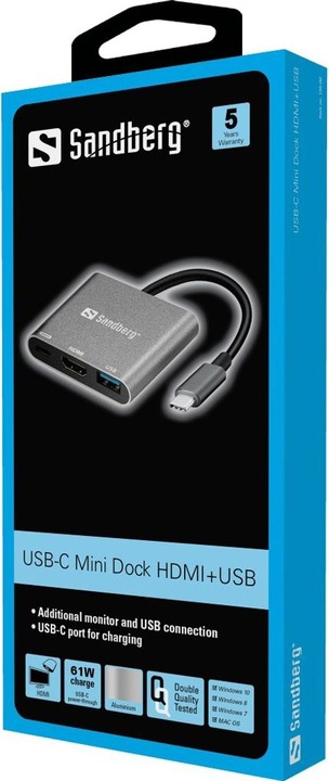 Immagine prodotto Sandberg 136-00 (USB-C, 3 Porti)