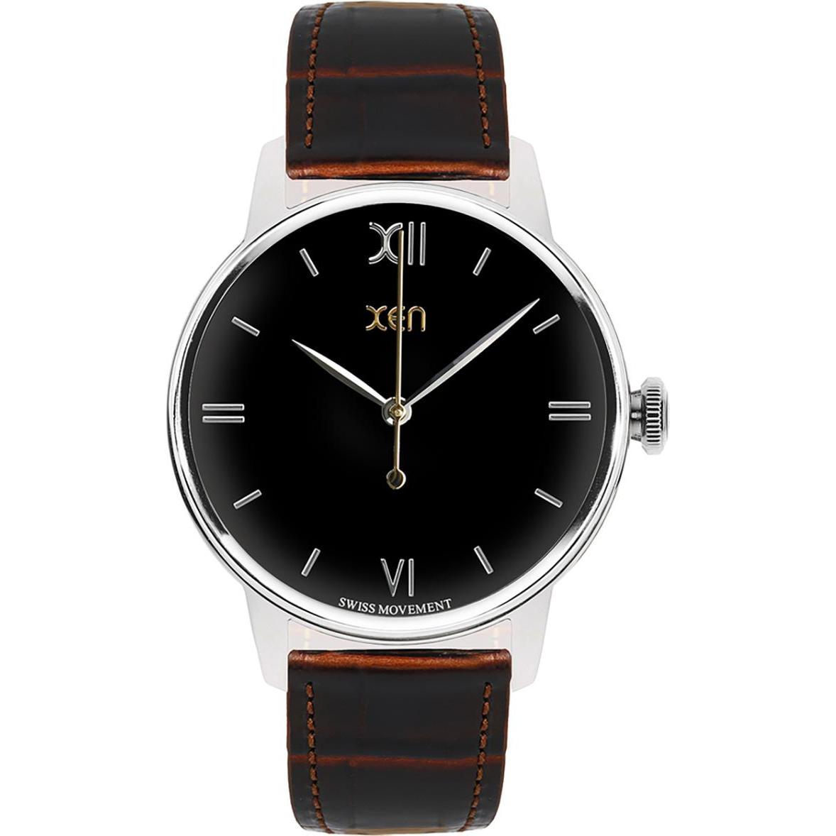 Xen, Armbanduhr, Armbanduhr Classic XQ0300, Braun, (Analoguhr, 41 mm)