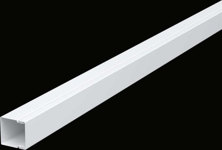 Produktbild OBO Bettermann OBO LKM30030RW LeitungsfÃ¼hrungskanal mit Bodenlochung 30x30x2000, St, FSK, reinw (200 cm)