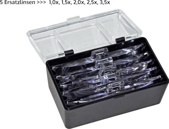 Actual product image Toolcraft Head loupe with LED illumination