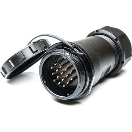 Rs Pro Leistungssteckverbinder Stecker zur Kabelmontage, 16-polig 10.0A, Lötanschluss IP68, Elektronikkabel + Stecker