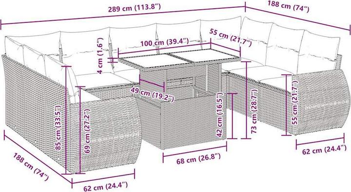 Produktbild vidaXL Timo