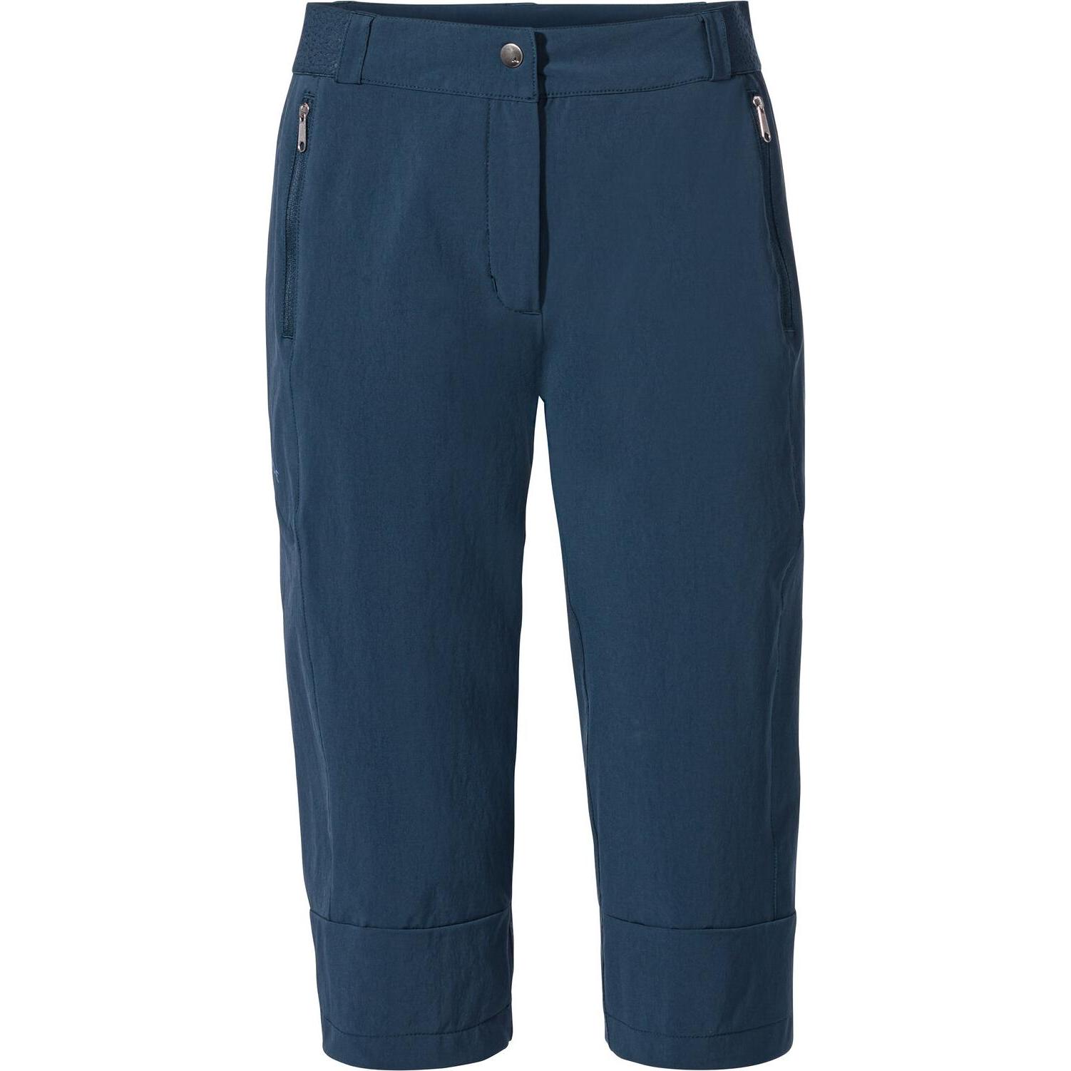 Vaude, Damen, Outdoorhose, Women's Farley Stretch Capri III (48), Blau, 48
