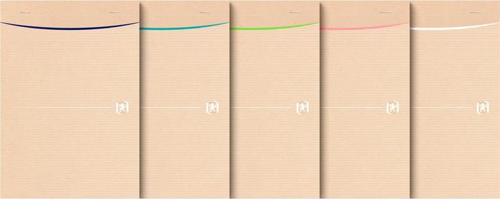 Immagine prodotto Oxford Blocco note A5/80BL quadrato 5mm assortito (150 x 210 mm, Quadretti, Copertina morbida)