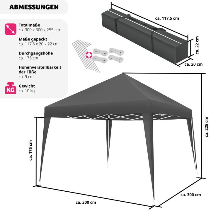 Immagine prodotto tectake Linosa (300 cm, 300 cm)