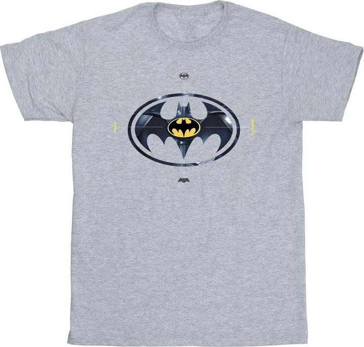 Immagine prodotto The Flash Batman Metal Logo Maglietta Ragazzi (140, 146)