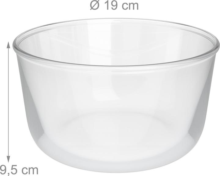 Relaxdays 2x insalatiera (19 cm, 1.60 l, 2x)