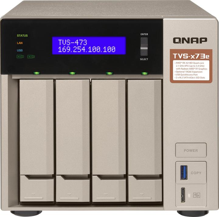 Produktbild QNAP Turbo TVS-473e (0 TB)